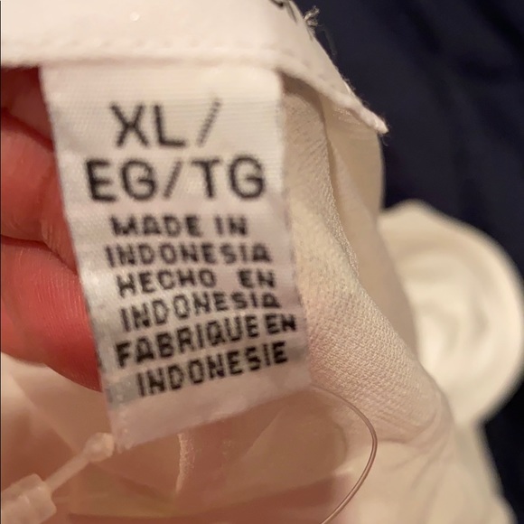 BNWT Calvin Klein soft white blouse women size XL - Picture 6 of 7